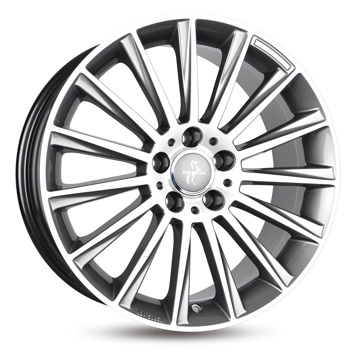 Keskin KT18 Palladium Front Polish - 19x8.5 | 5x112 | +45 | 72.6mm