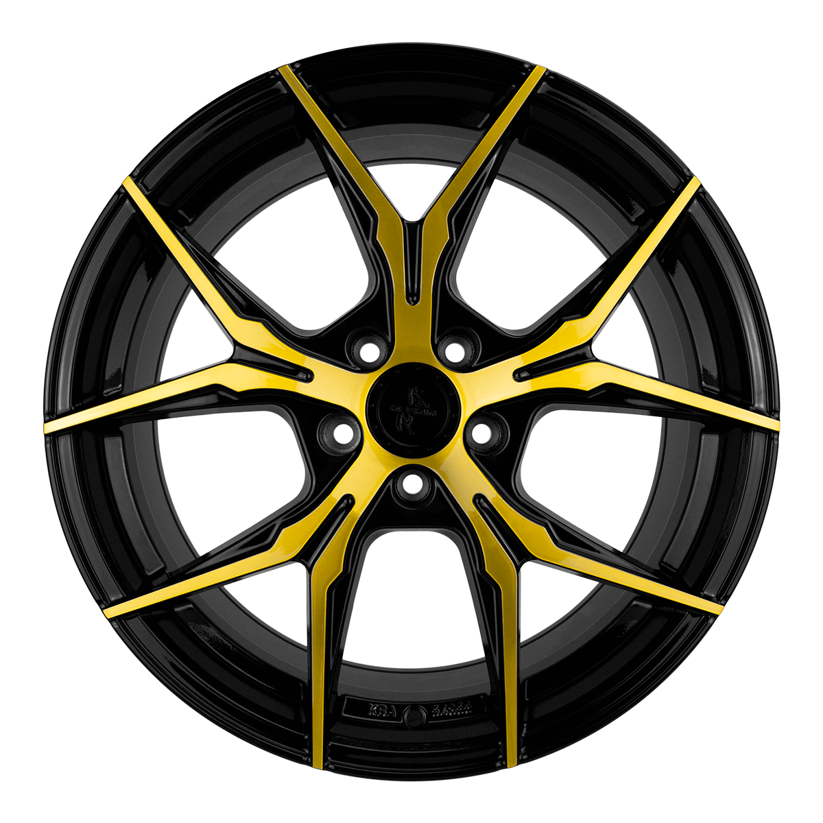 Keskin KT19N Black Front Gold - 19x8.5 | 5x112 | +45 | 72.6mm