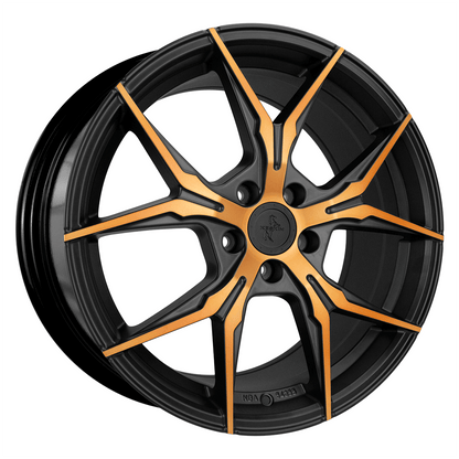 Keskin KT19N Matt Black Front Copper - 19x8.5 | 5x112 | +30 | 72.6mm