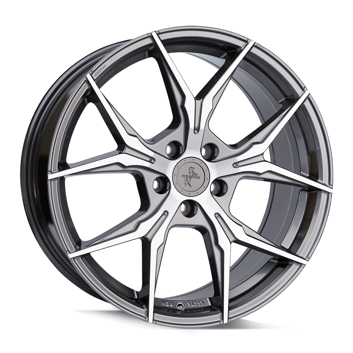 Keskin KT19N Palladium Front Polish - 19x8.5 | 5x112 | +45 | 72.6mm