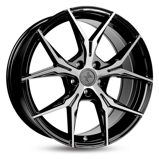 Keskin KT19 Black Front Polish - 18x8 | 5x108 | +45 | 72.6mm