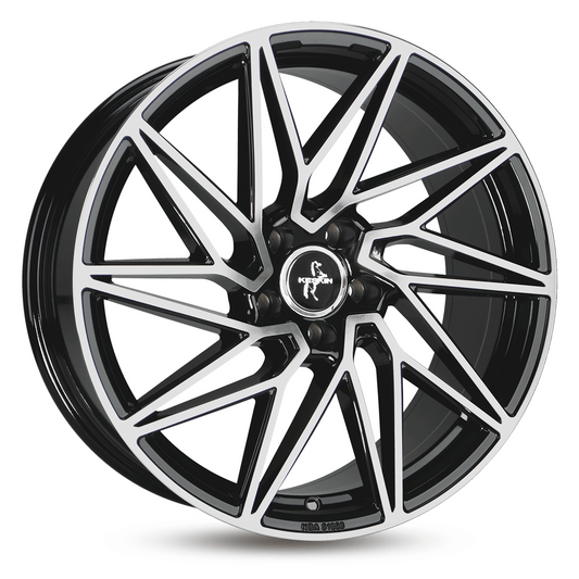 Keskin KT20 Black Front Polish - 18x8 | 5x108 | +45 | 72.6mm