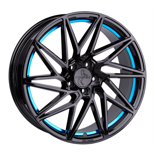 Keskin KT20 Black Painted Blue Inside - 18x8 | 5x112 | +30 | 72.6mm