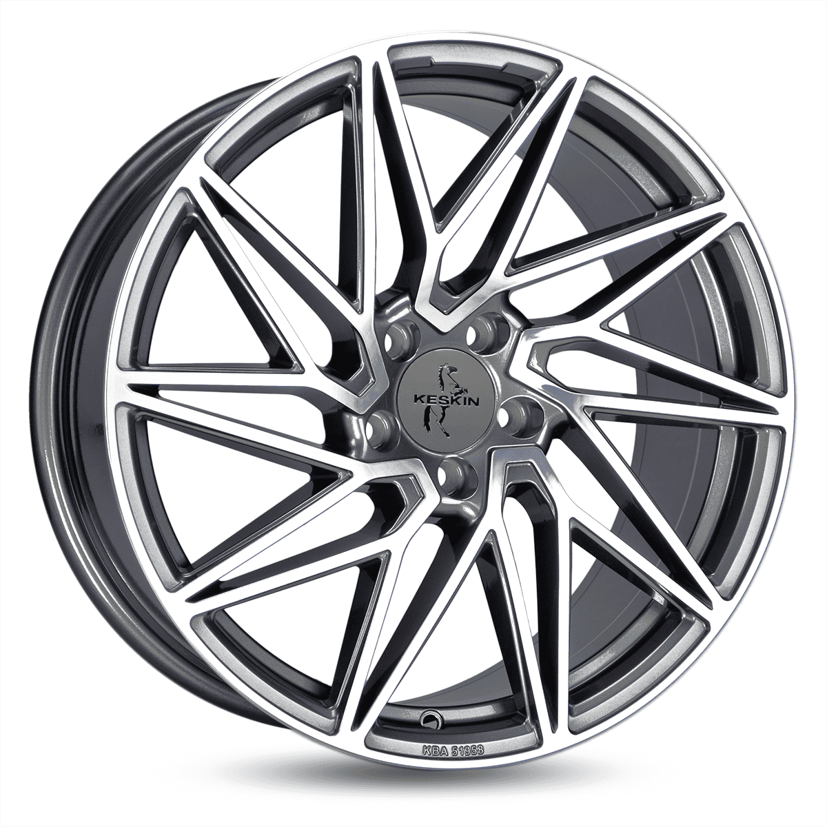 Keskin KT20 Palladium Front Polish - 18x8 | 5x108 | +45 | 72.6mm