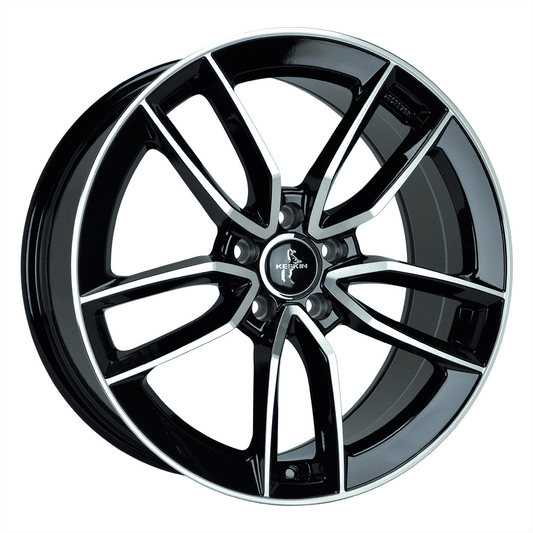 Keskin KT21 Black Front Polish - 17x7.5 | 5x108 | +45 | 72.6mm