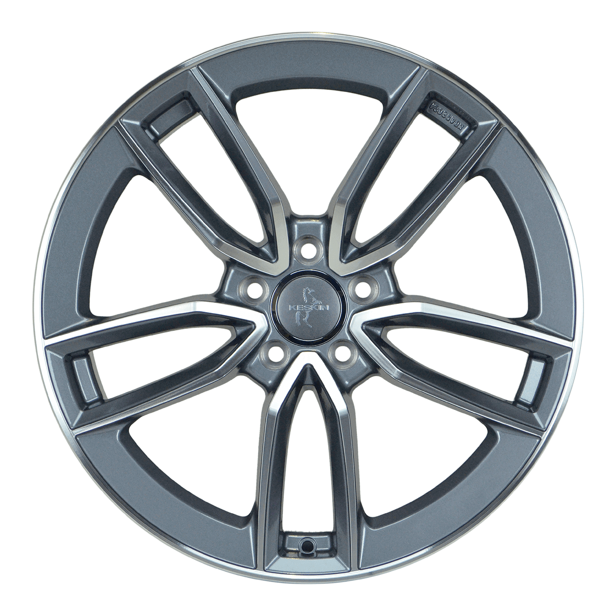 Keskin KT21 Palladium Front Polish - 17x7.5 | 5x112 | +30 | 66.6mm