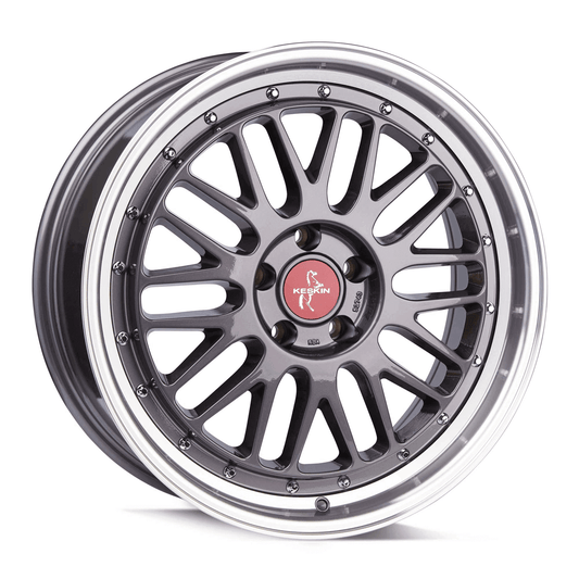 Keskin KT22 Titan Grey Lip Polish - 18x8 | 5x100 | +30 | 57.1mm