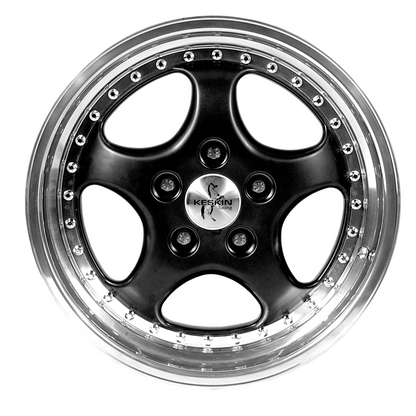 Keskin KT2 Black Lip Polish - 18x8.5 | 5x130 | +52 | 71.6mm