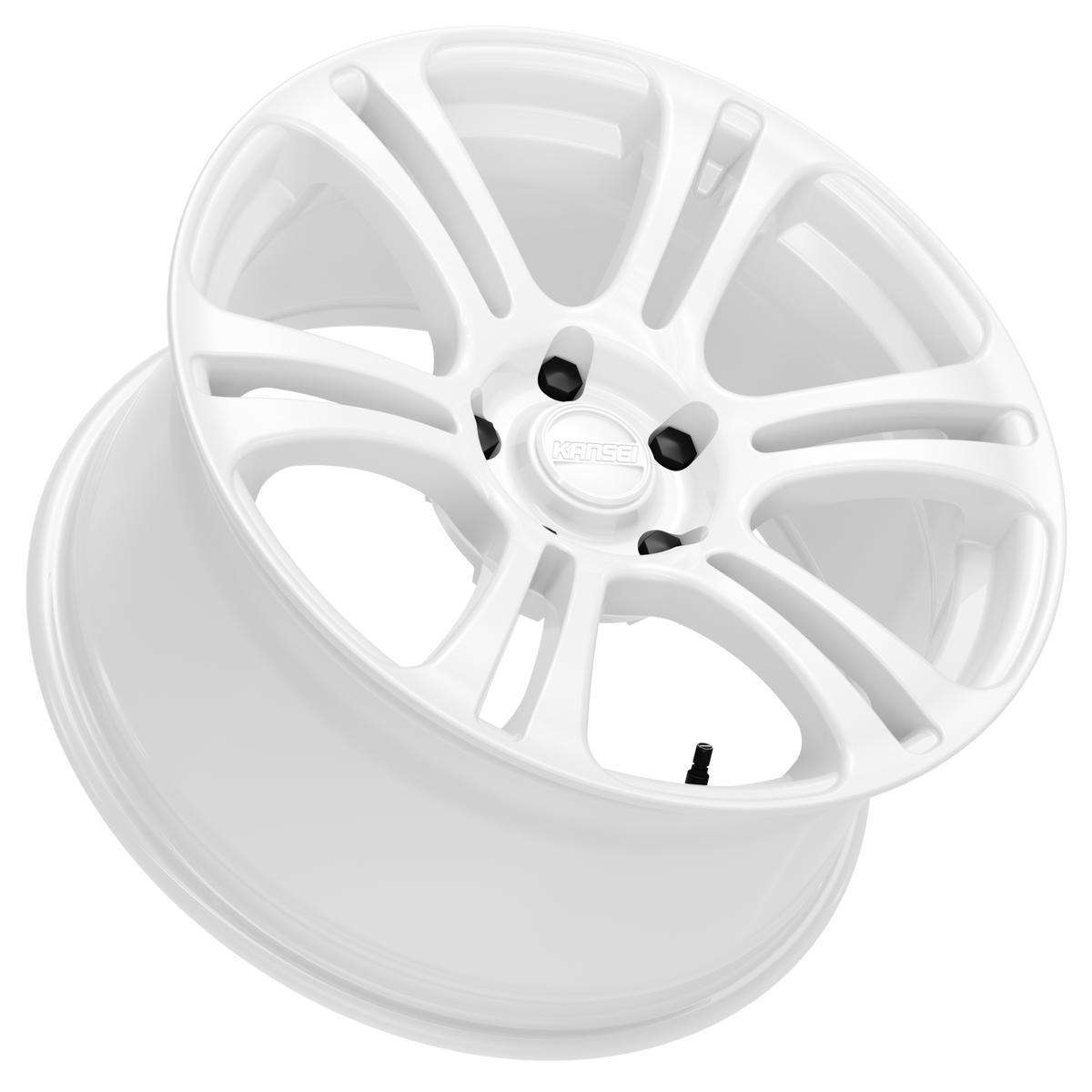 KANSEI Neo Gloss White - 18x10.5 | 5x100 | +22 | 73.1mm