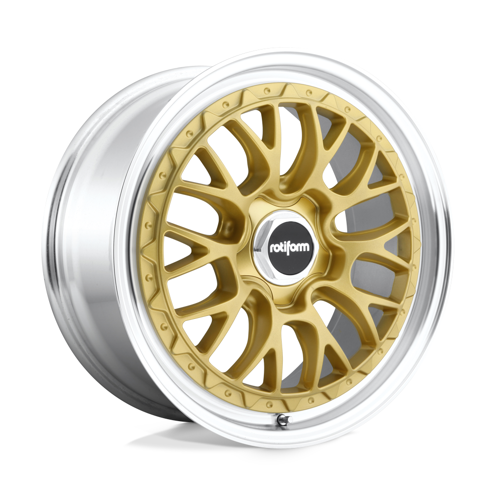 Felger-Rotiform-LSR-Matte-Gold-Machined-19x8.5-5x112-et35-66.56