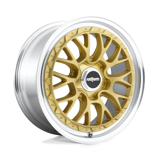 Felger-Rotiform-LSR-Matte-Gold-Machined-19x8.5-5x112-et35-66.56