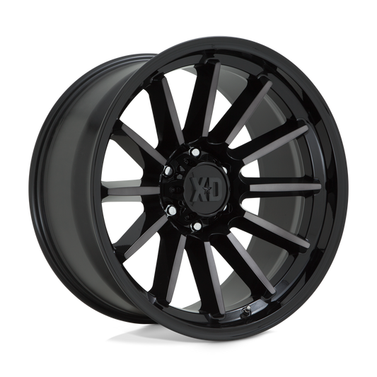 Felger-XD-XD855-Gloss-Black-Machined-With-Gray-Tint-20x9-6x139.7-18-106.1