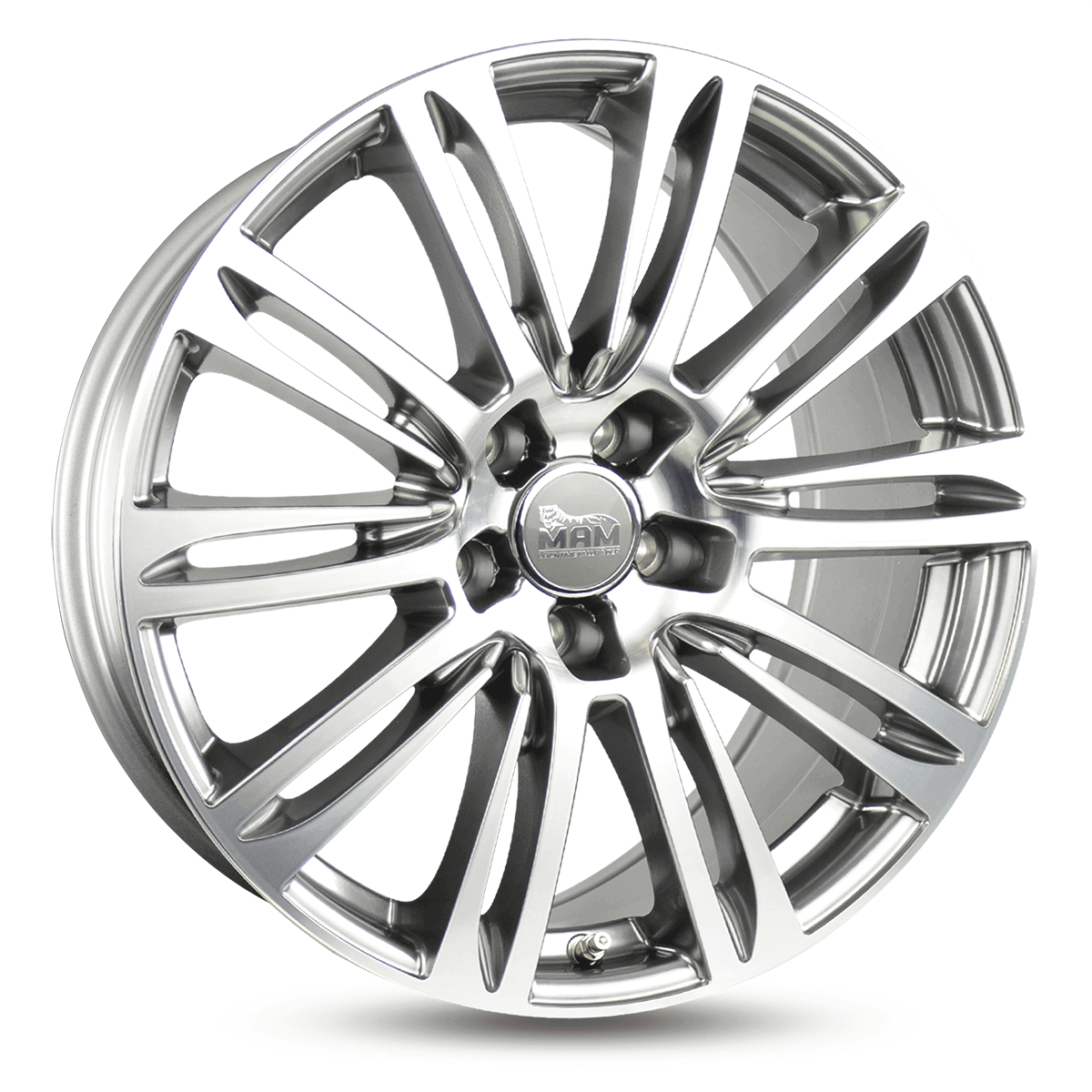 MAM A4 Hyper Front Polish - 17x7.5 | 5x100 | +37 | 63.4mm