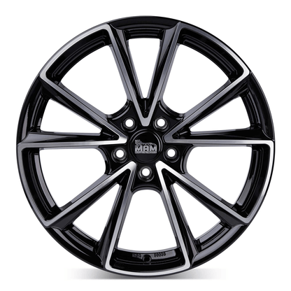 MAM A5 Black Front Polish - 19x8 | 5x112 | +30 | 66.6mm