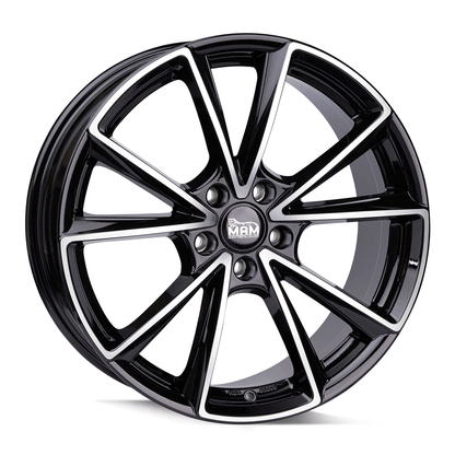 MAM A5 Black Front Polish - 18x8 | 5x112 | +35 | 66.6mm