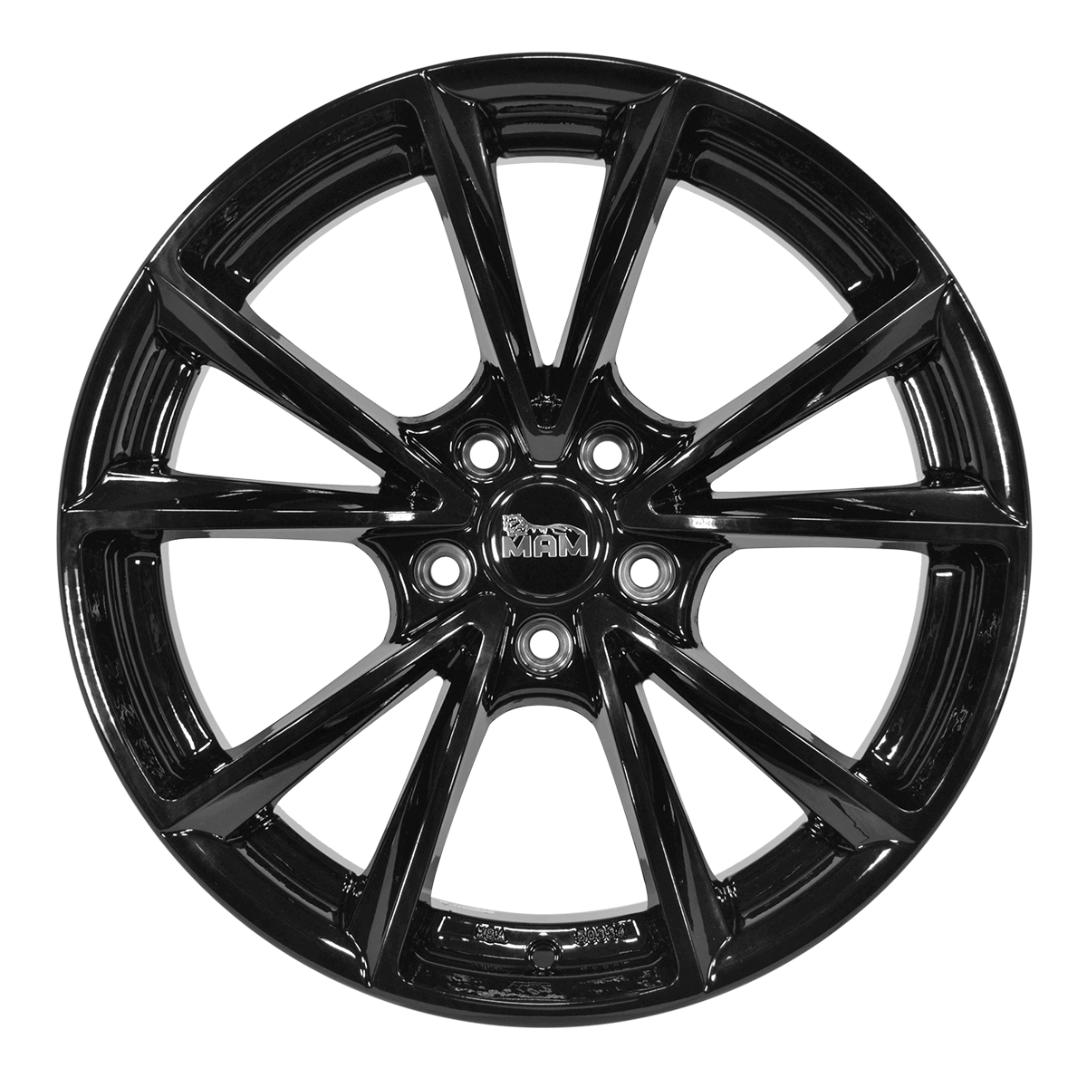 MAM A5 Black Painted - 19x8 | 5x112 | +45 | 66.6mm