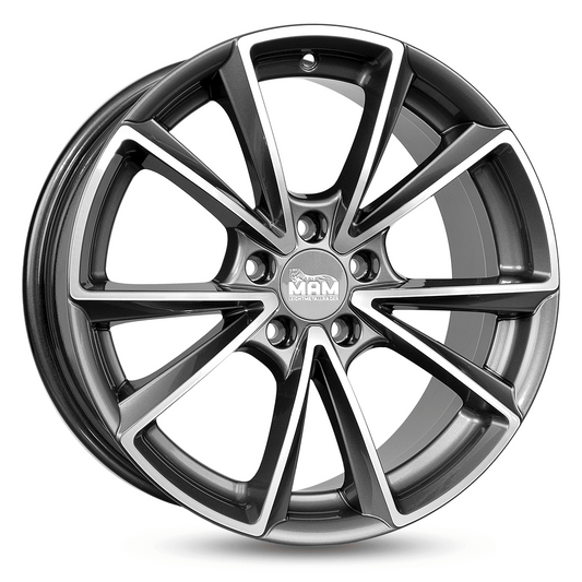 MAM A5 Palladium Front Polish - 18x8 | 5x112 | +35 | 66.6mm