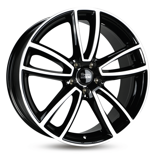 MAM A7 Black Front Polish - 18x8 | 5x108 | +40 | 72.6mm