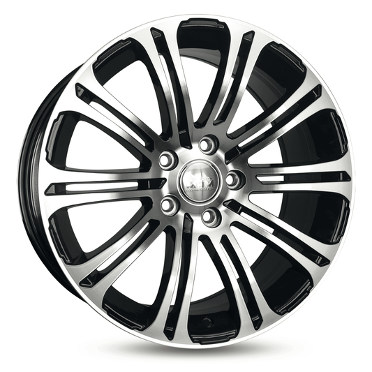 MAM B1 Black Front Polish - 17x8 | 5x120 | +45 | 72.6mm