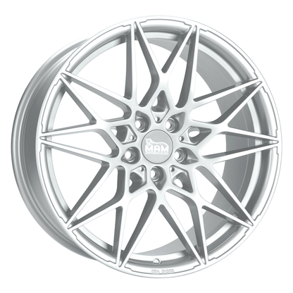 MAM B2N Silver Painted - 19x8.5 | 5x112 | +45 | 72.6mm