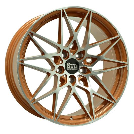 MAM B2 Acid Orange Front Polish - 20x8.5 | 5x112 | +30 | 72.6mm