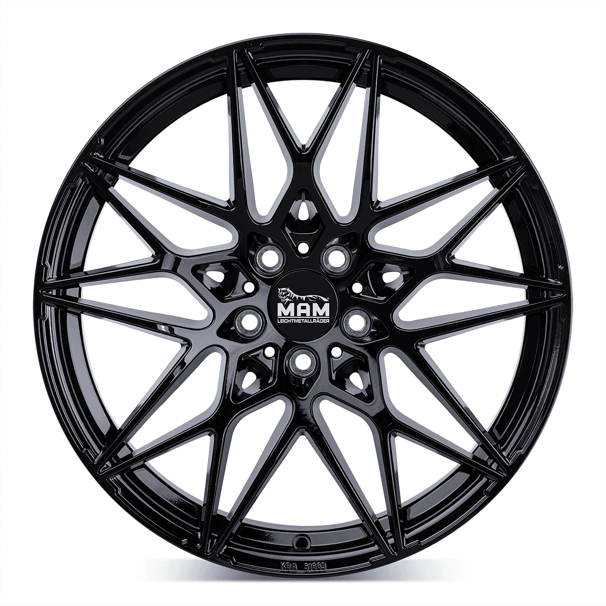 MAM B2 Black Painted - 19x8.5 | 5x112 | +45 | 72.6mm