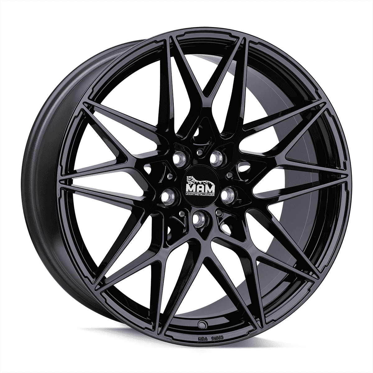 MAM B2 Black Painted - 20x8.5 | 5x112 | +30 | 72.6mm