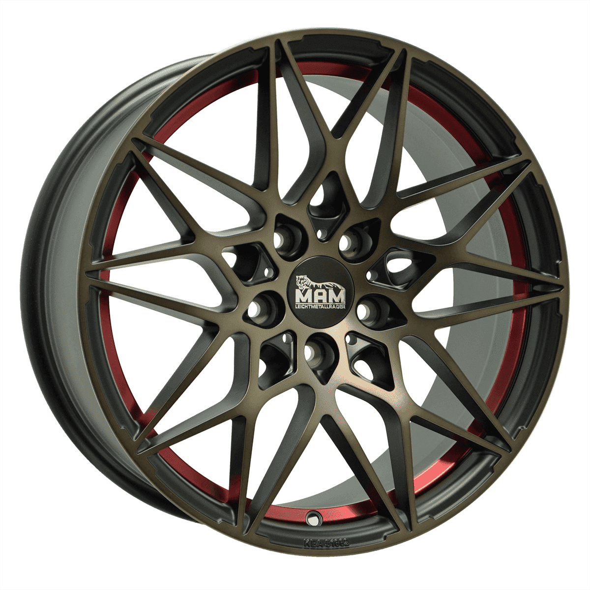 MAM B2 Bronze Red Inside - 18x8 | 5x112 | +30 | 72.6mm