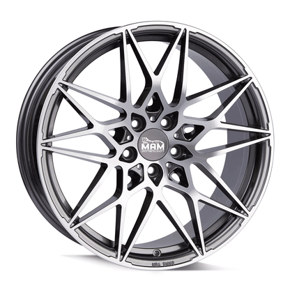 MAM B2 Palladium Front Polish - 18x8 | 5x112 | +30 | 72.6mm