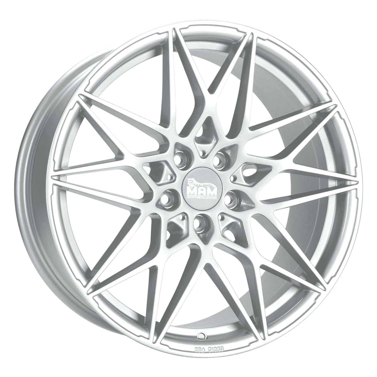 MAM B2 Silver Painted - 19x8.5 | 5x112 | +45 | 72.6mm