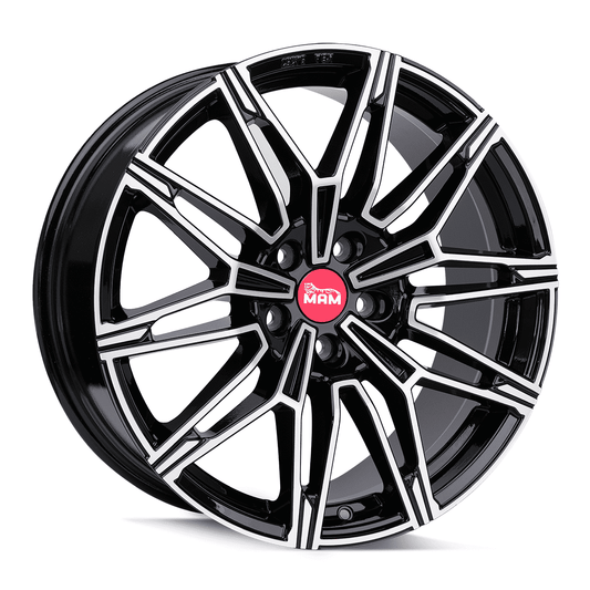 MAM B3N Black Front Polish - 19x8.5 | 5x112 | +30 | 66.65mm