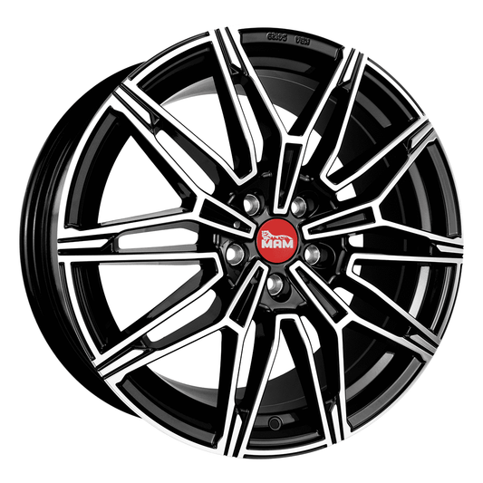 MAM B3 Black Front Polish - 19x8.5 | 5x112 | +30 | 66.65mm