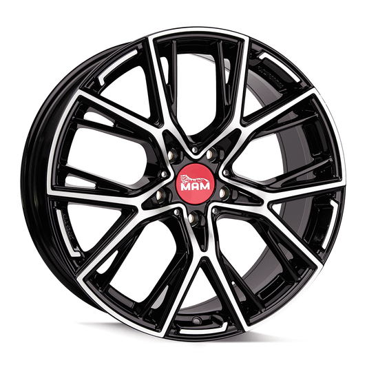 MAM B4 Black Front Polish - 19x8.5 | 5x112 | +30 | 72.6mm