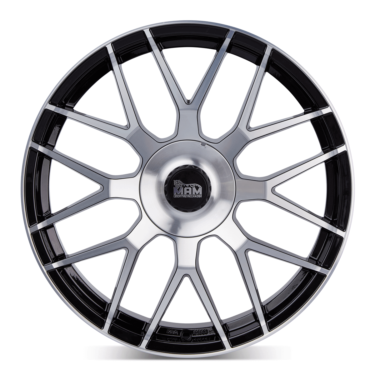 MAM GT1 Black Front Polish - 20x8.5 | 5x112 | +30 | 66.6mm