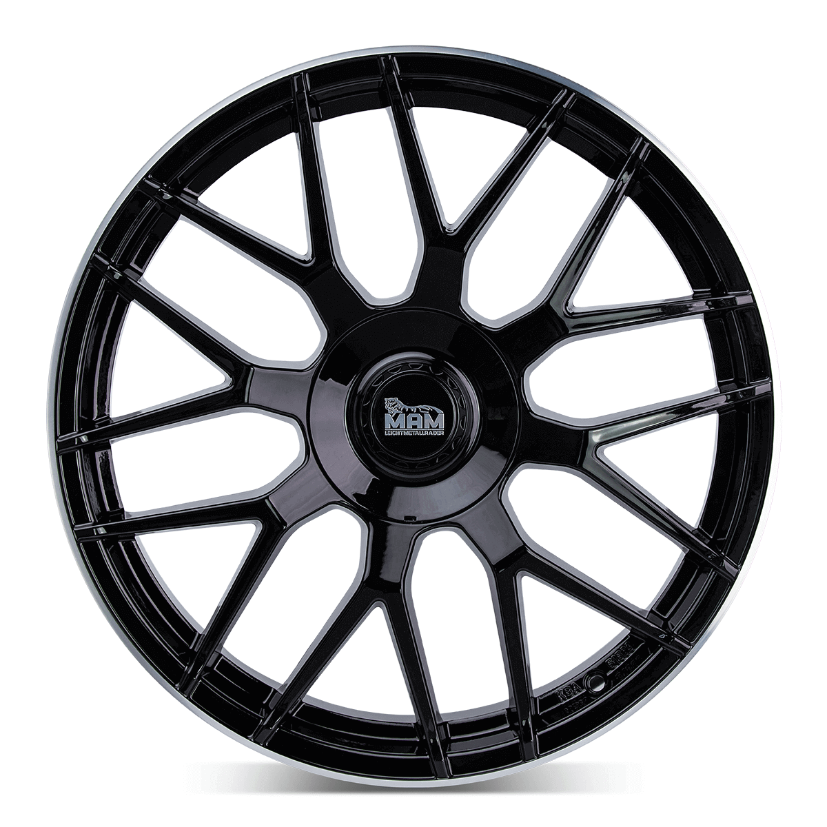 MAM GT1 Black Lip Polish - 18x8 | 5x112 | +45 | 66.6mm