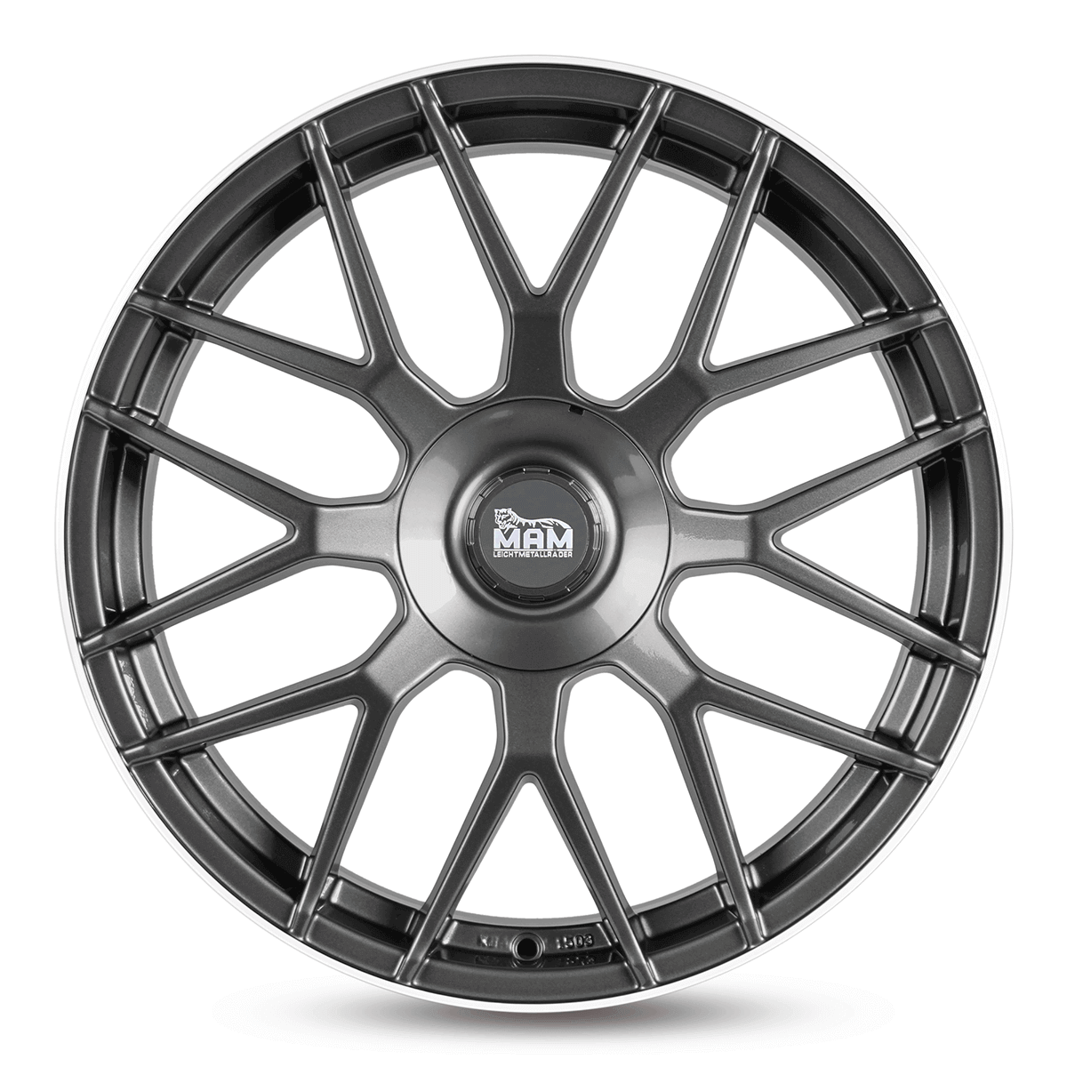 MAM GT1 Palladium Lip Polish - 20x8.5 | 5x112 | +30 | 66.6mm