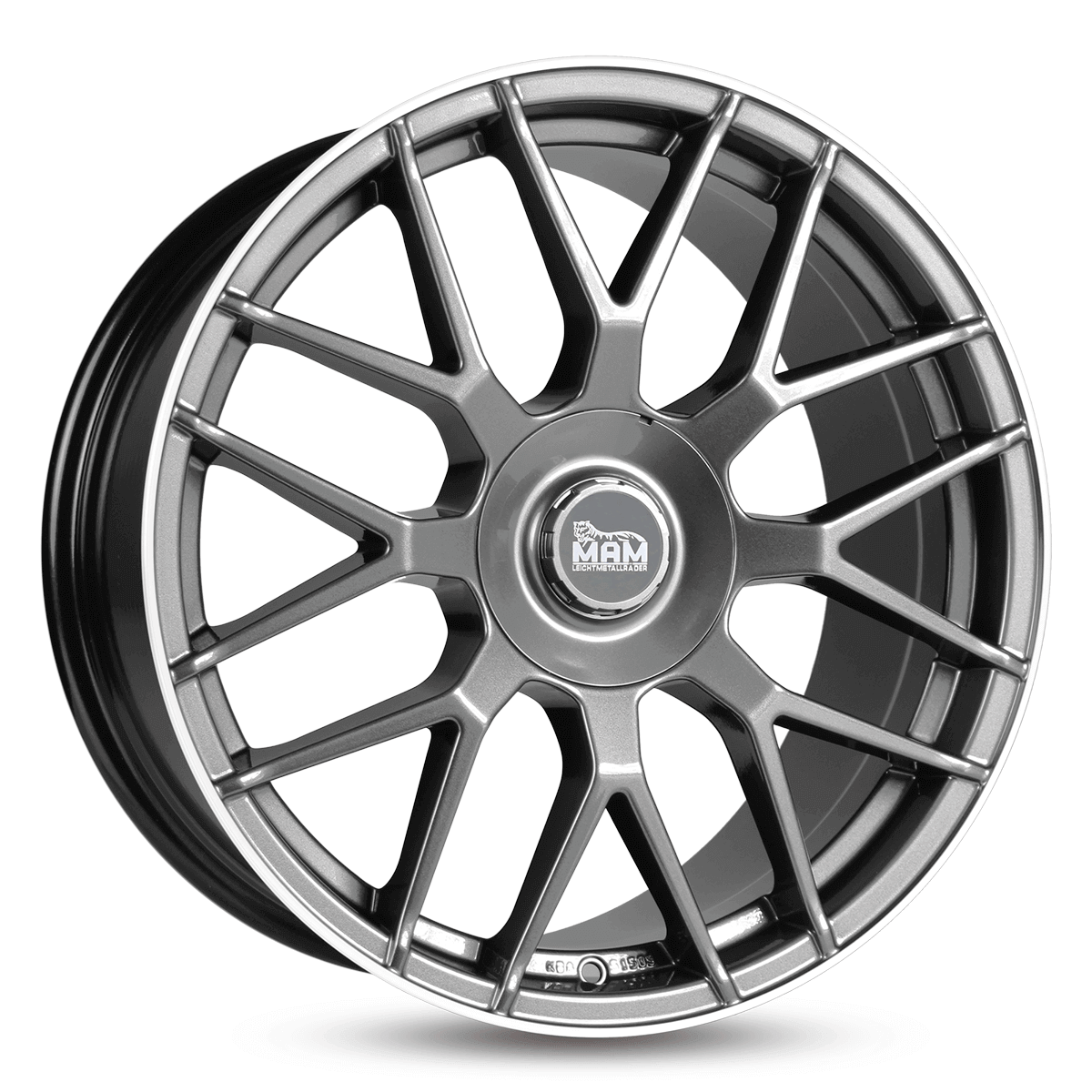 MAM GT1 Palladium Lip Polish - 20x8.5 | 5x112 | +30 | 66.6mm