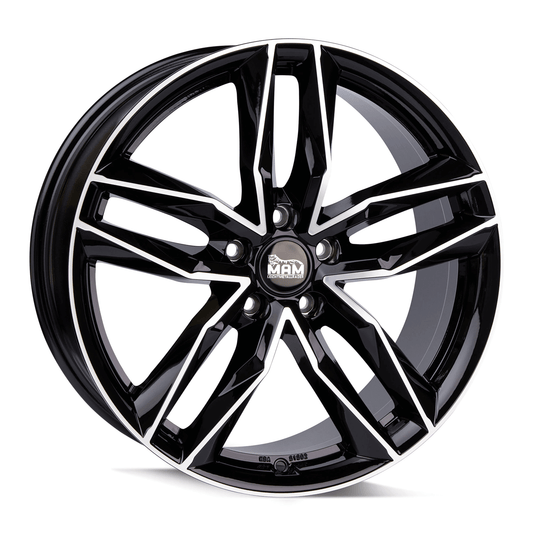 MAM RS3 Black Front Polish - 18x8 | 5x112 | +30 | 66.6mm