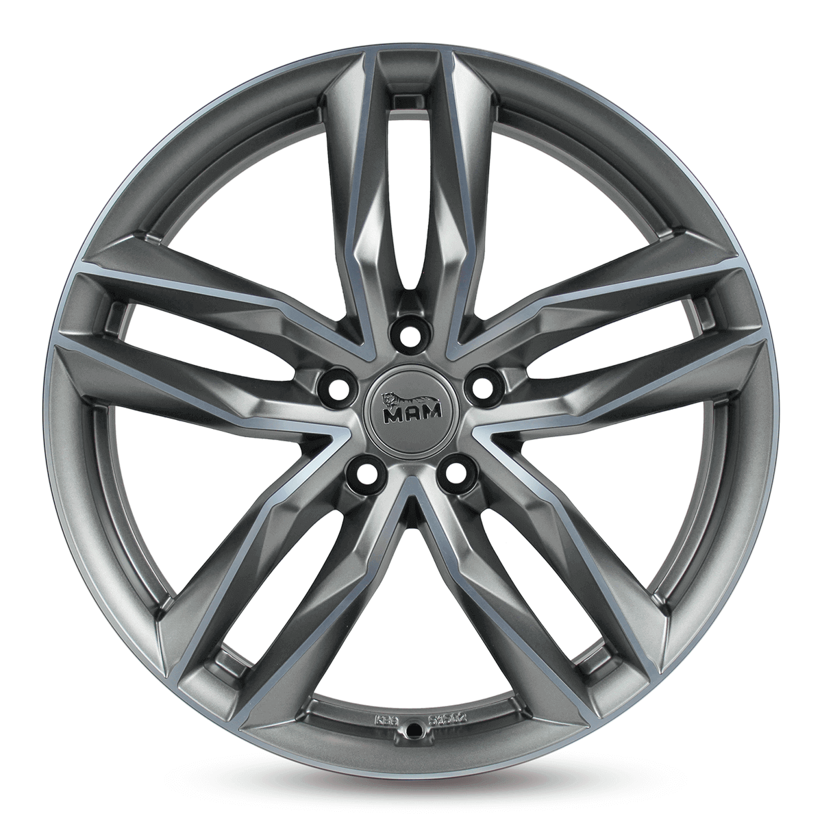 MAM RS3 Matt Palladium Front Polish - 17x7.5 | 5x112 | +45 | 66.6mm