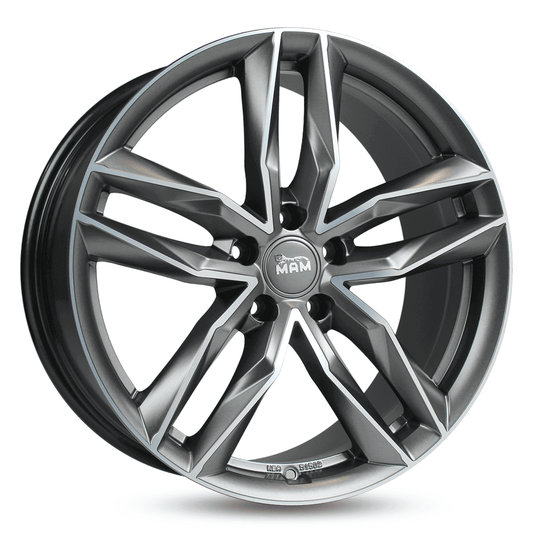 MAM RS3 Matt Palladium Front Polish - 17x7.5 | 5x112 | +45 | 66.6mm