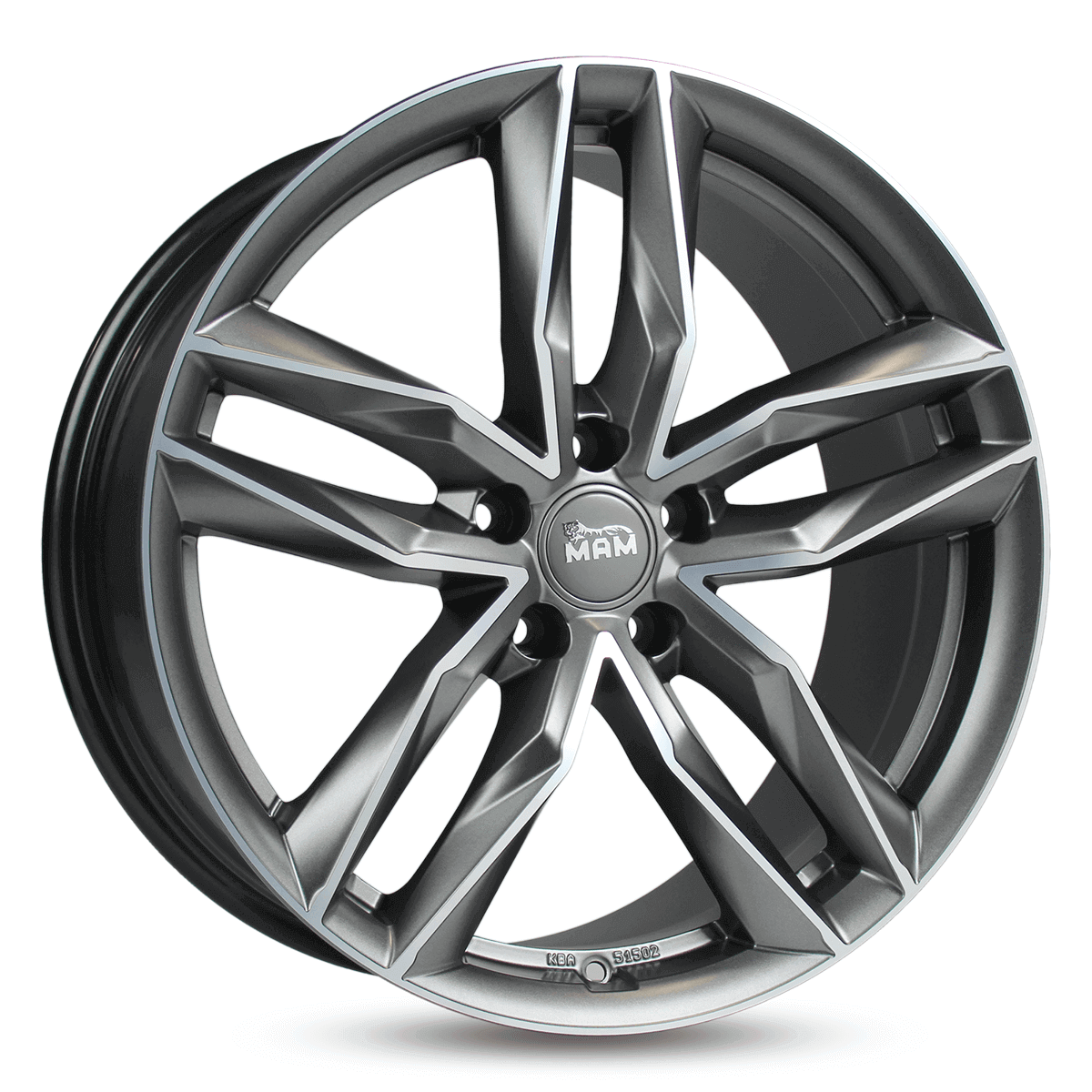 MAM RS3 Matt Palladium Front Polish - 20x8.5 | 5x112 | +45 | 66.6mm