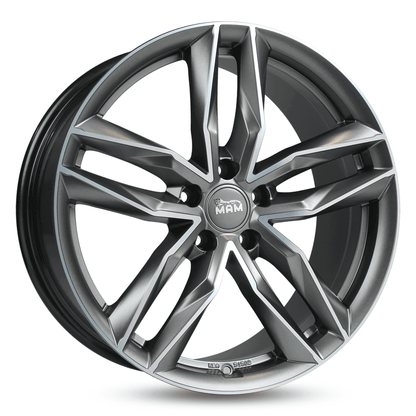 MAM RS3 Matt Palladium Front Polish - 19x8.5 | 5x108 | +45 | 72.6mm