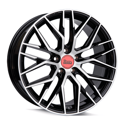 MAM RS4 Black Front Polish - 19x8.5 | 5x112 | +30 | 72.6mm