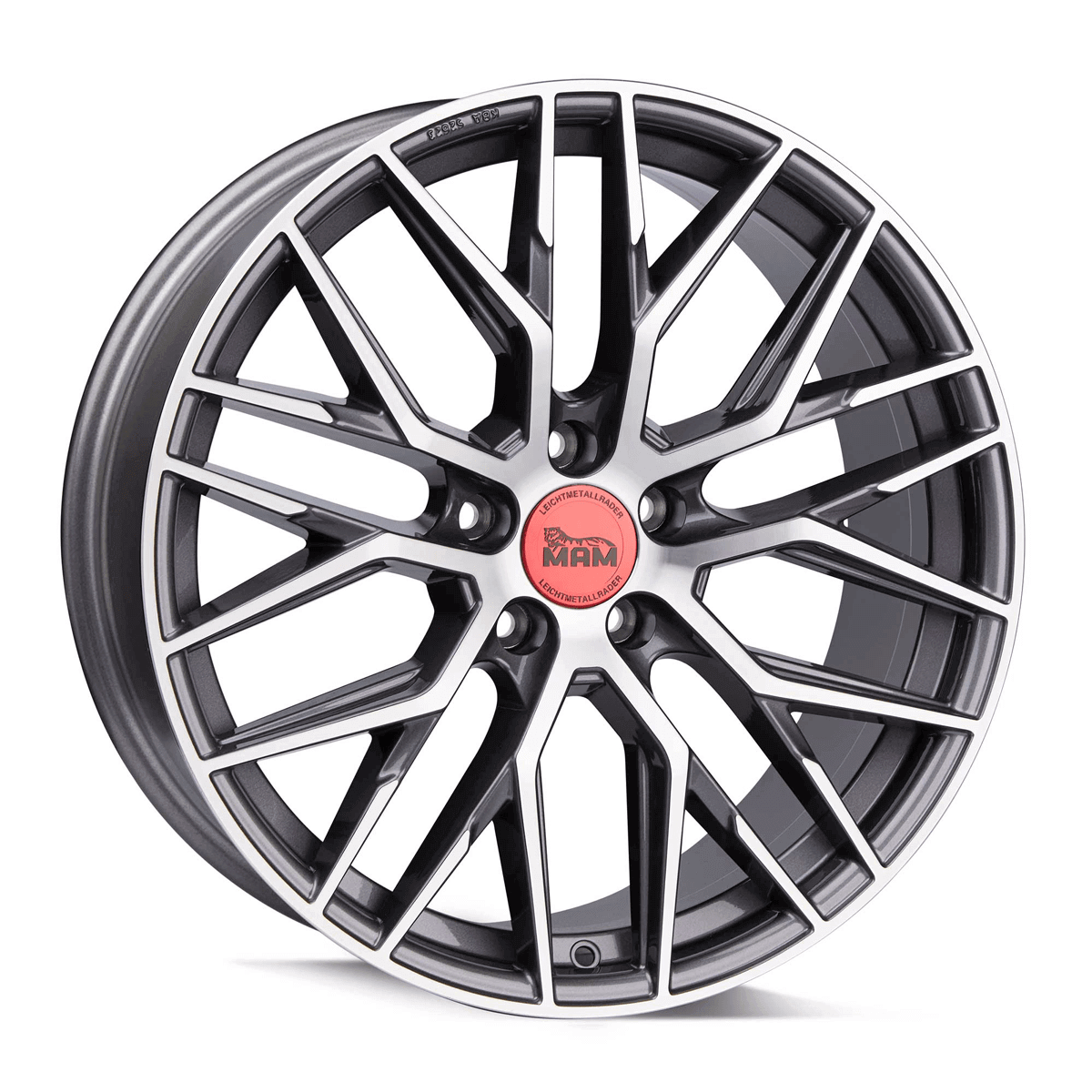 MAM RS4 Palladium Front Polish - 20x8.5 | 5x120 | +35 | 72.6mm