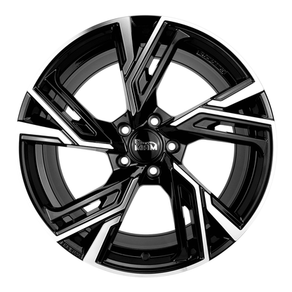 MAM RS5 Black Front Polish - 19x8.5 | 5x108 | +45 | 72.6mm