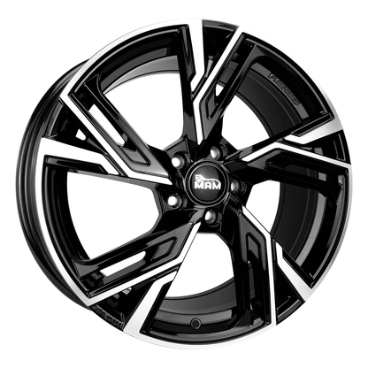 MAM RS5 Black Front Polish - 19x8.5 | 5x108 | +45 | 72.6mm