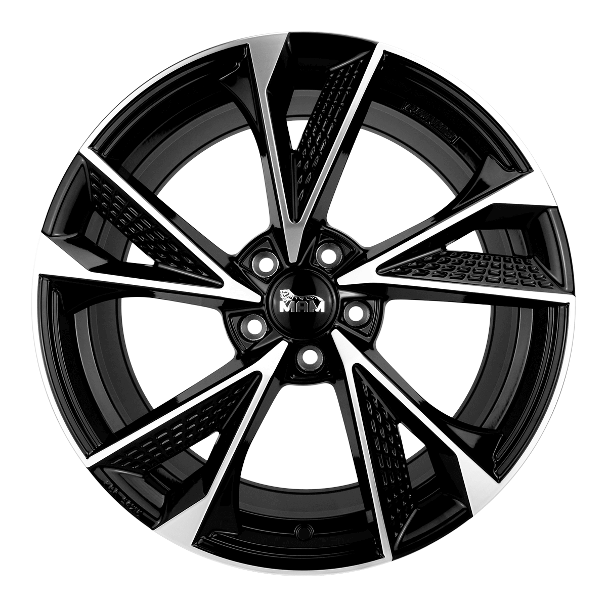 MAM RS6 Black Front Polish - 19x8.5 | 5x108 | +45 | 72.6mm