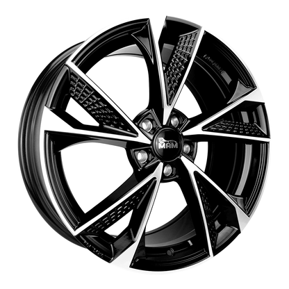 MAM RS6 Black Front Polish - 19x8.5 | 5x108 | +45 | 72.6mm