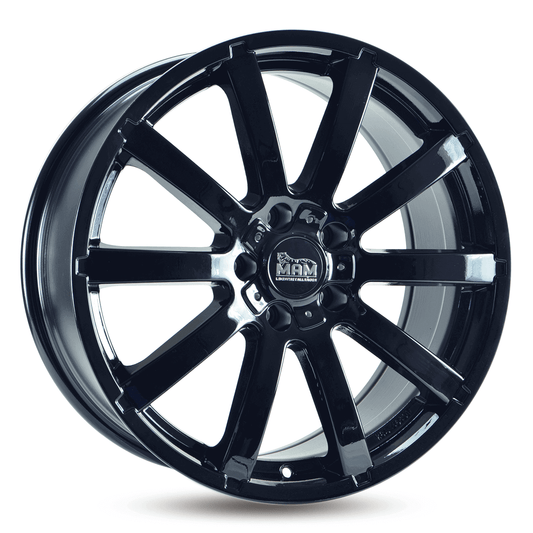 MAM W3 Black Painted - 17x7 | 5x114.3 | +40 | 72.6mm