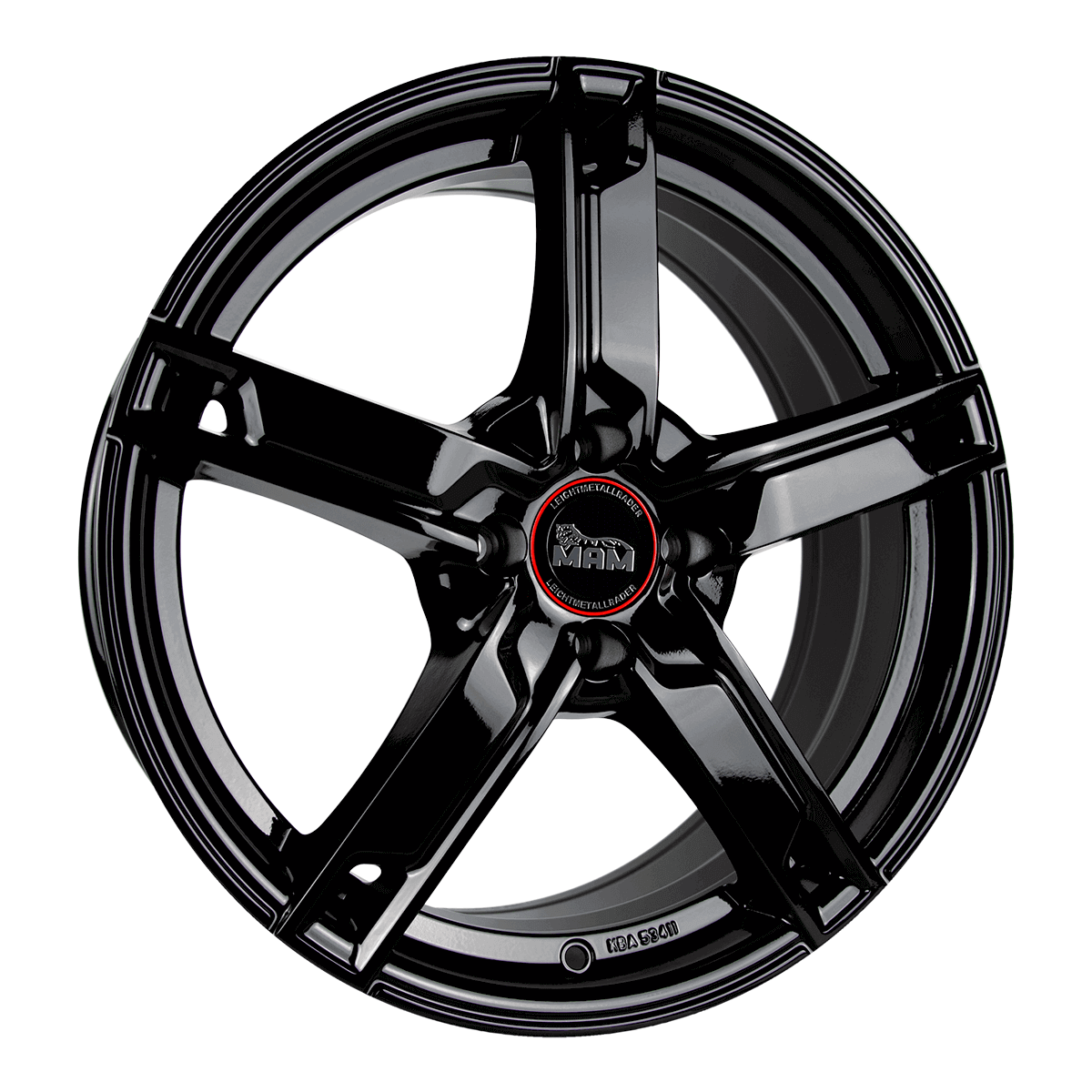 MAM W4 Black Painted - 17x7 | 4x100 | +35 | 63.4mm